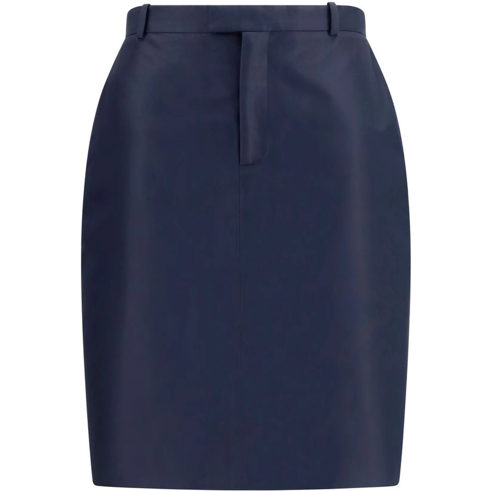 Blue Silk Skirt