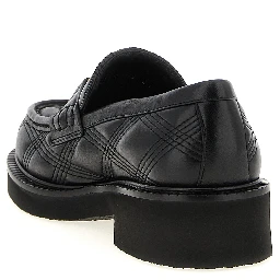 Black Lamb Leather Slip-On Loafers