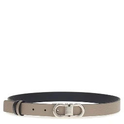 Gray Calf Leather Bos Taurus Regular Belt