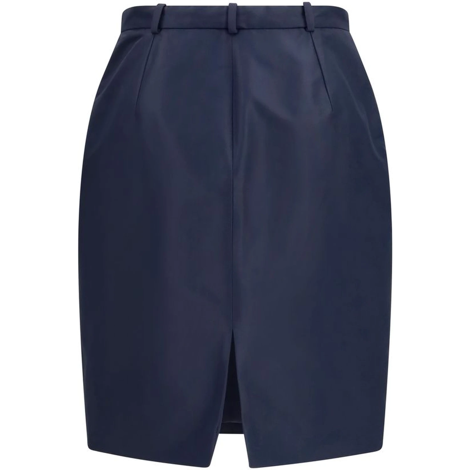 Blue Silk Skirt