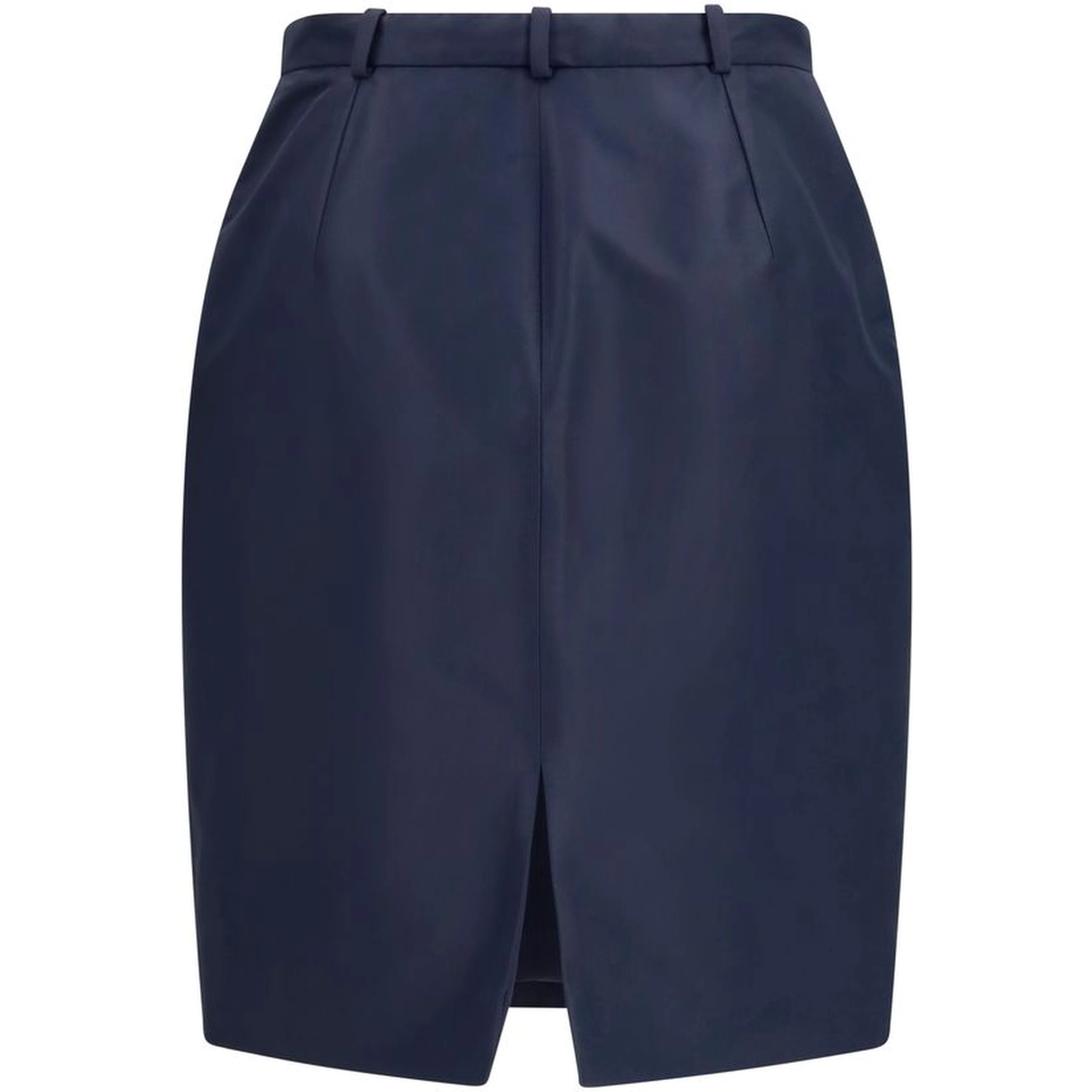 Blue Silk Skirt