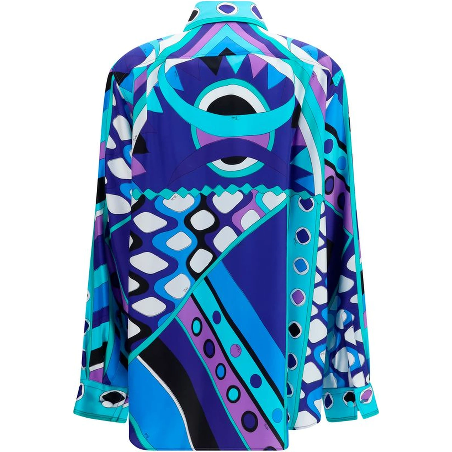 Blue Silk Shirt
