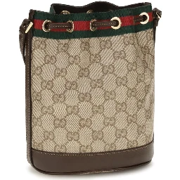 Beige Fabric Handbag