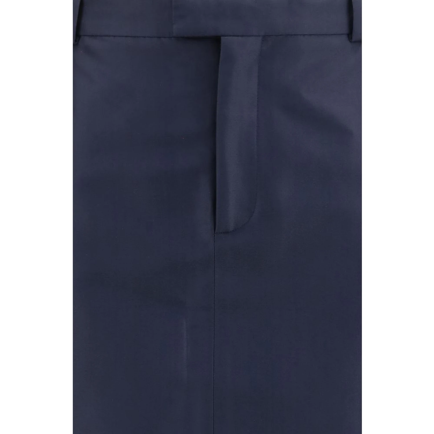 Blue Silk Skirt