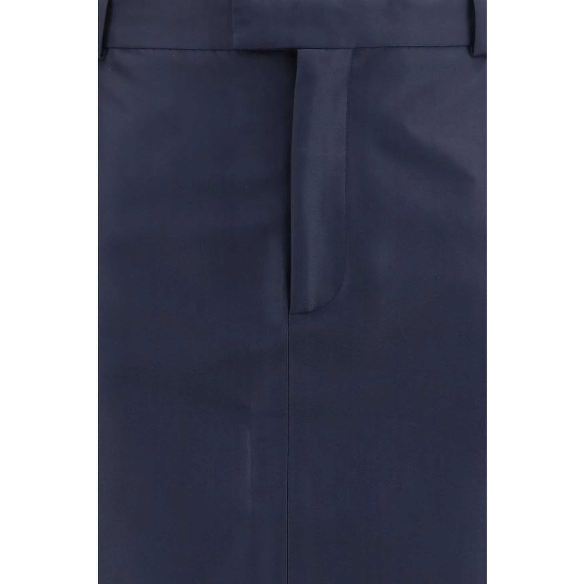 Blue Silk Skirt