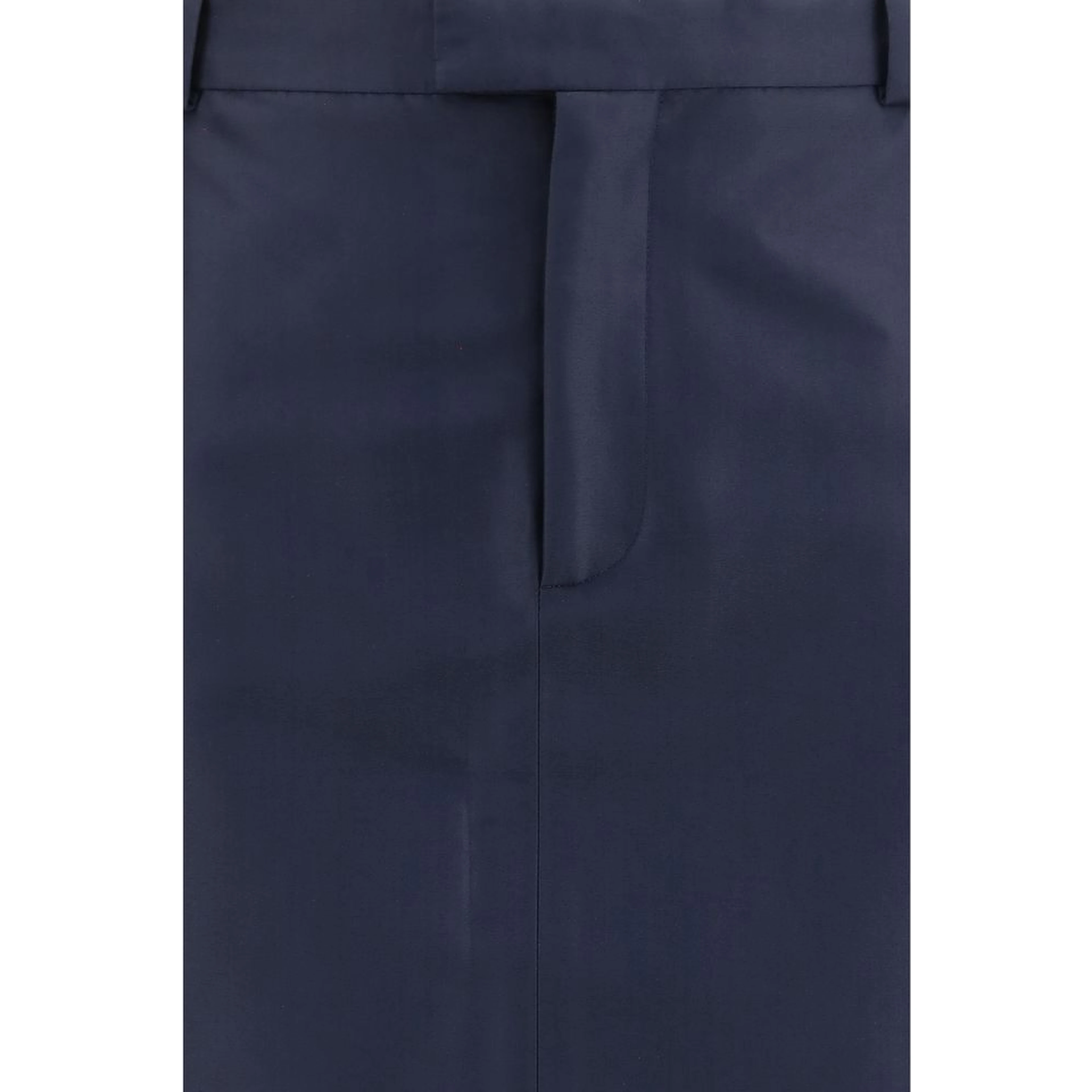 Blue Silk Skirt
