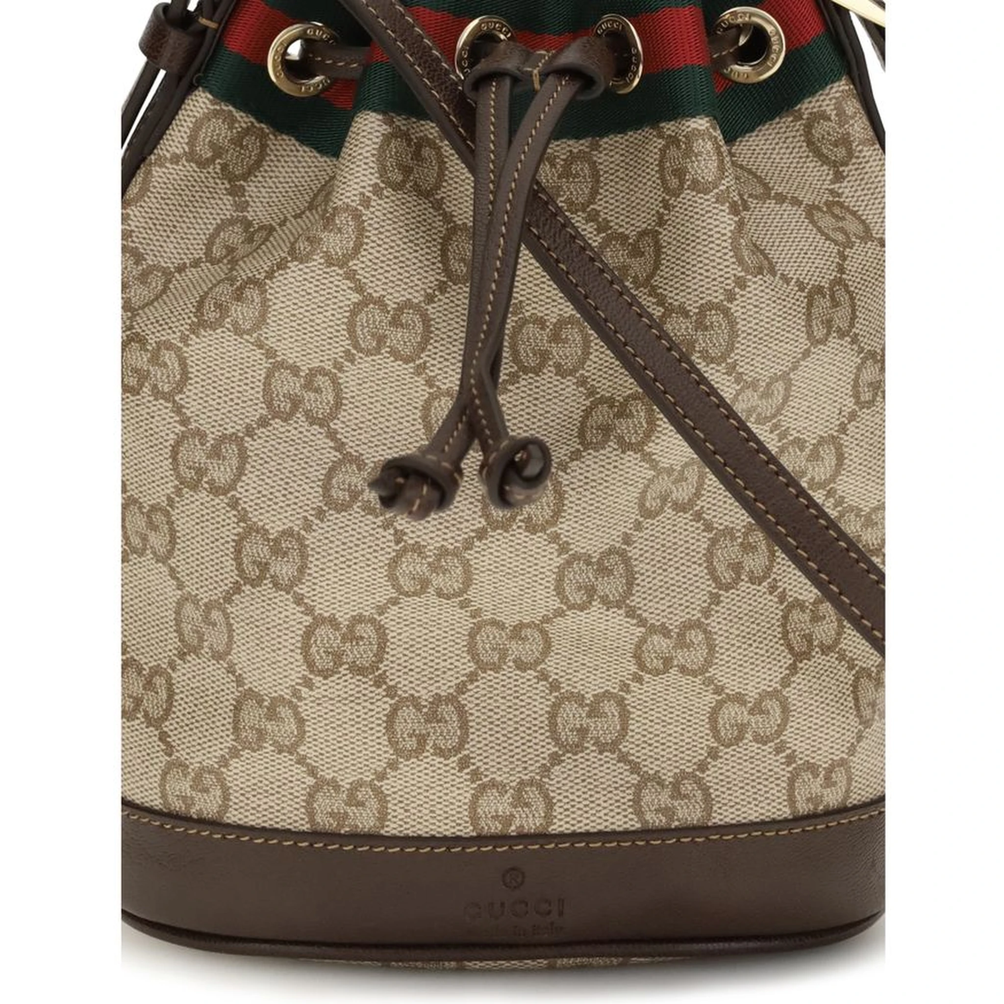 Beige Fabric Handbag