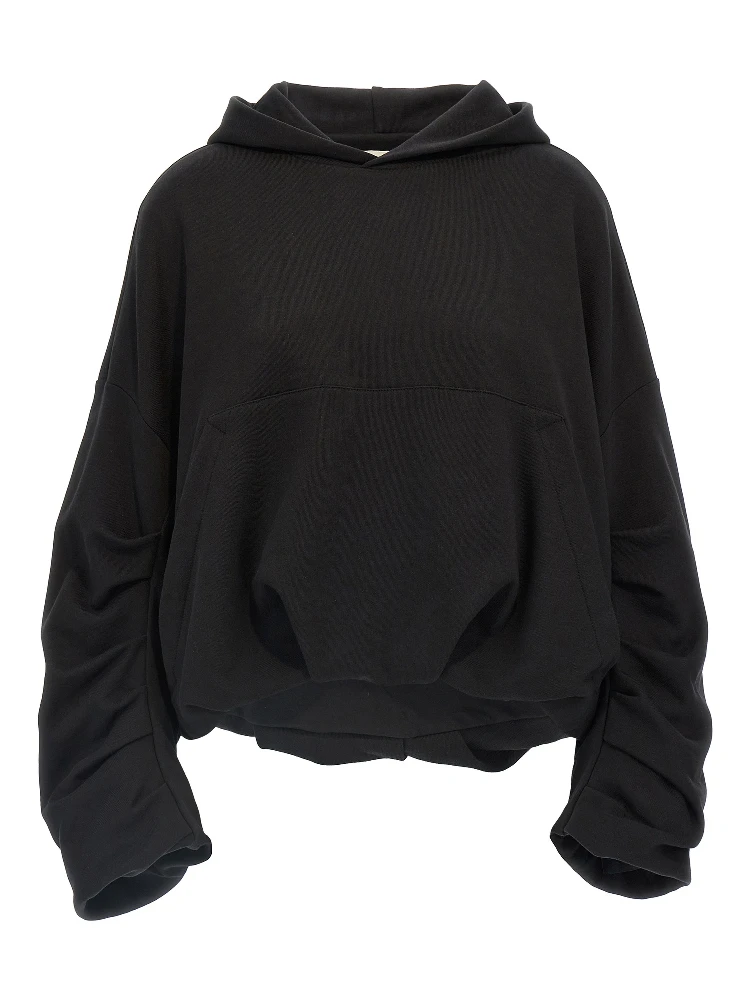 Black Cotton Sweatshirt