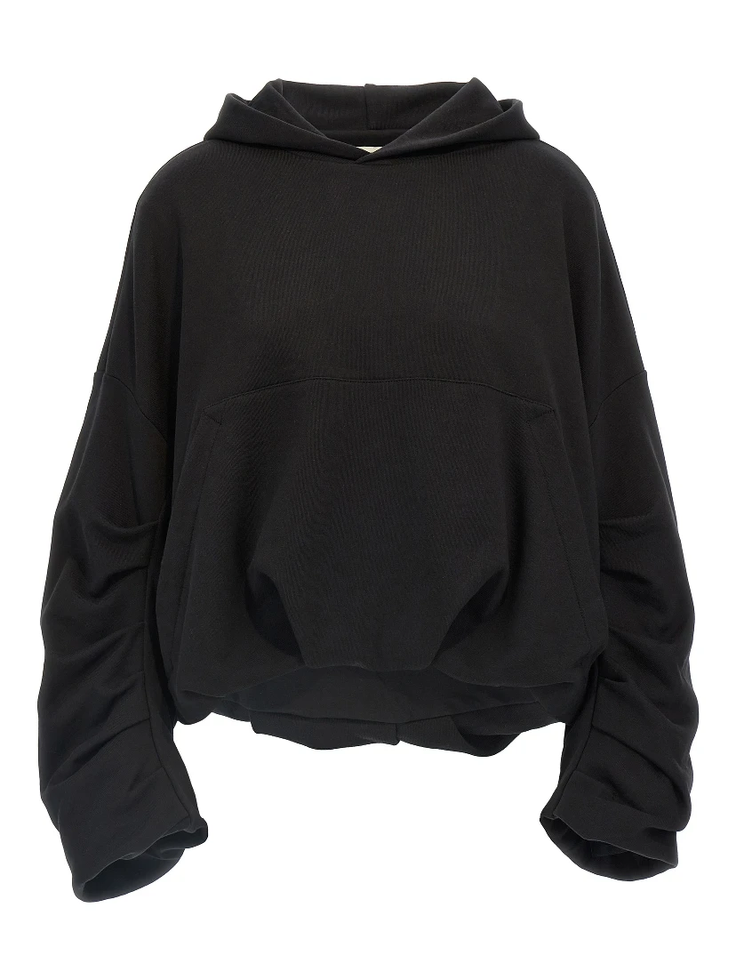 Black Cotton Sweatshirt