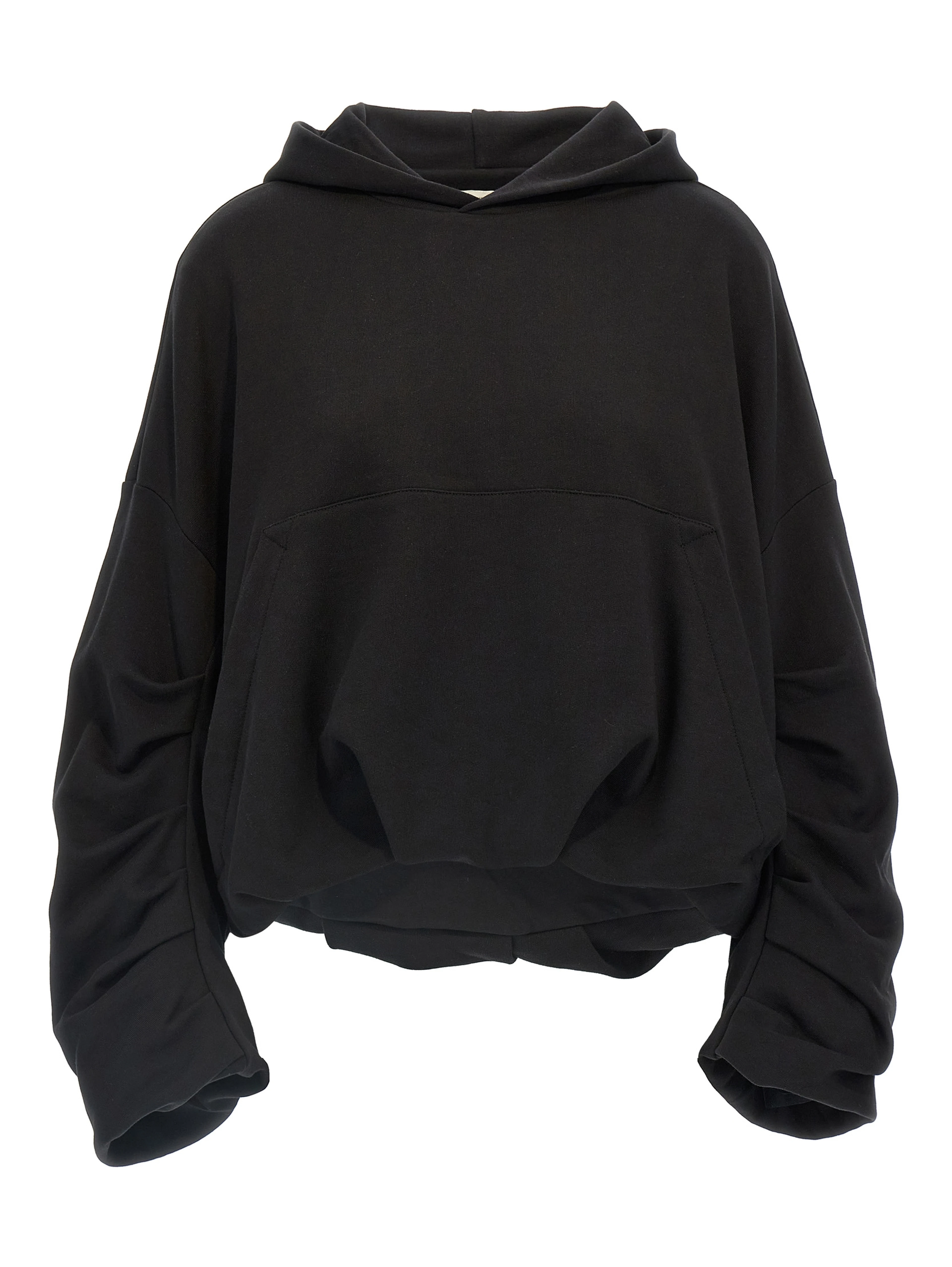 Black Cotton Sweatshirt