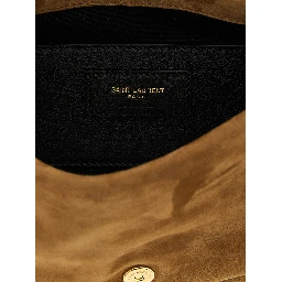 Beige Calfskin Shoulder Bag