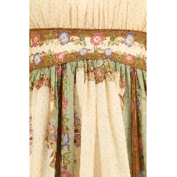 Multicolor Cotton Casual Dress