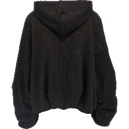Black Cotton Sweatshirt