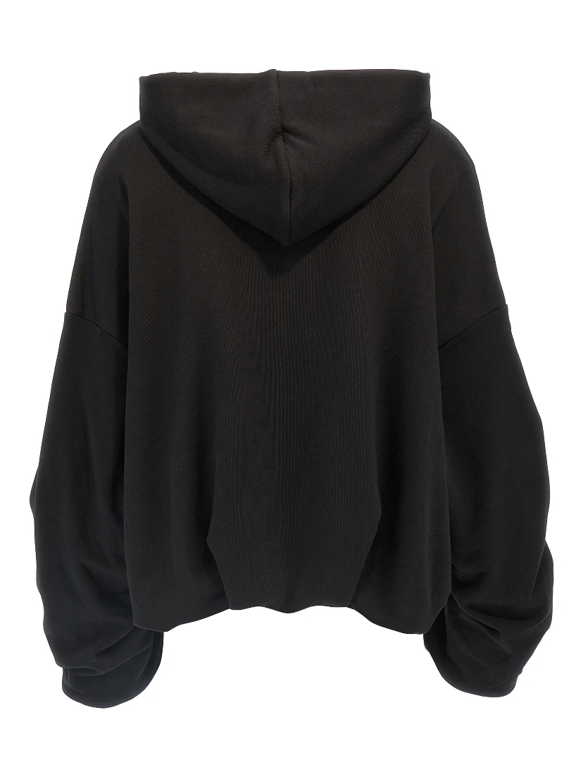 Black Cotton Sweatshirt