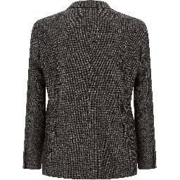 Brown Virgin Wool Two-Piece Suit