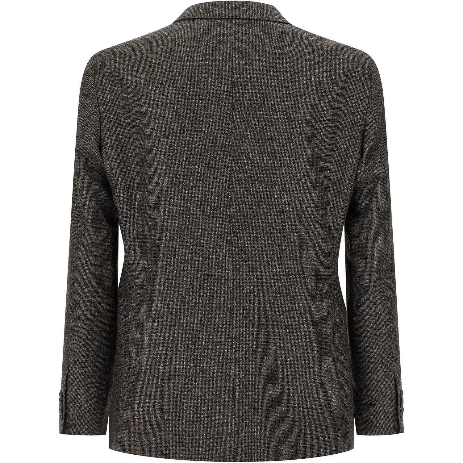 Brown Virgin Wool Two-Piece Suit
