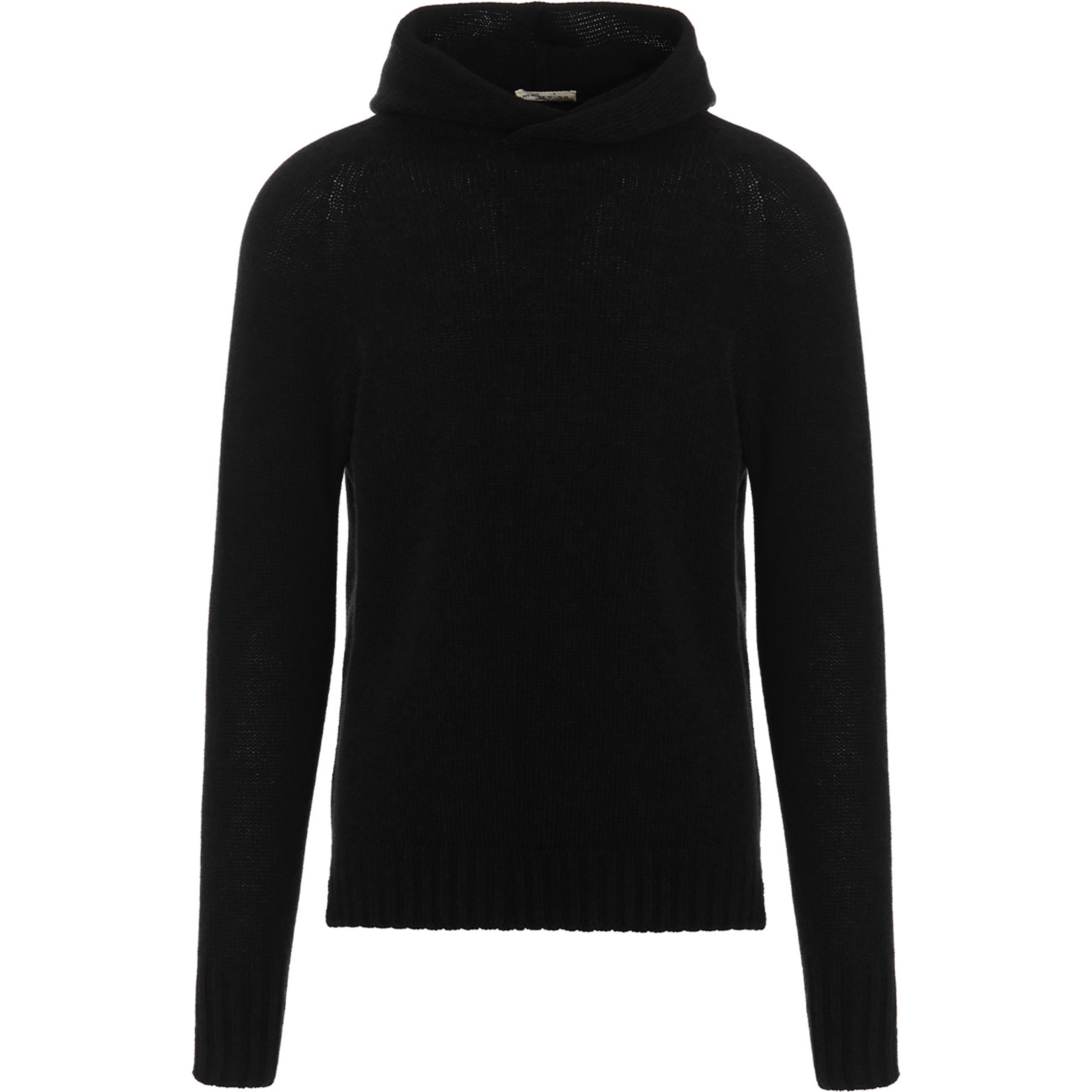 Black Virgin Wool Cardigan