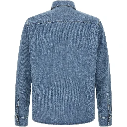 Blue Cotton Blouse