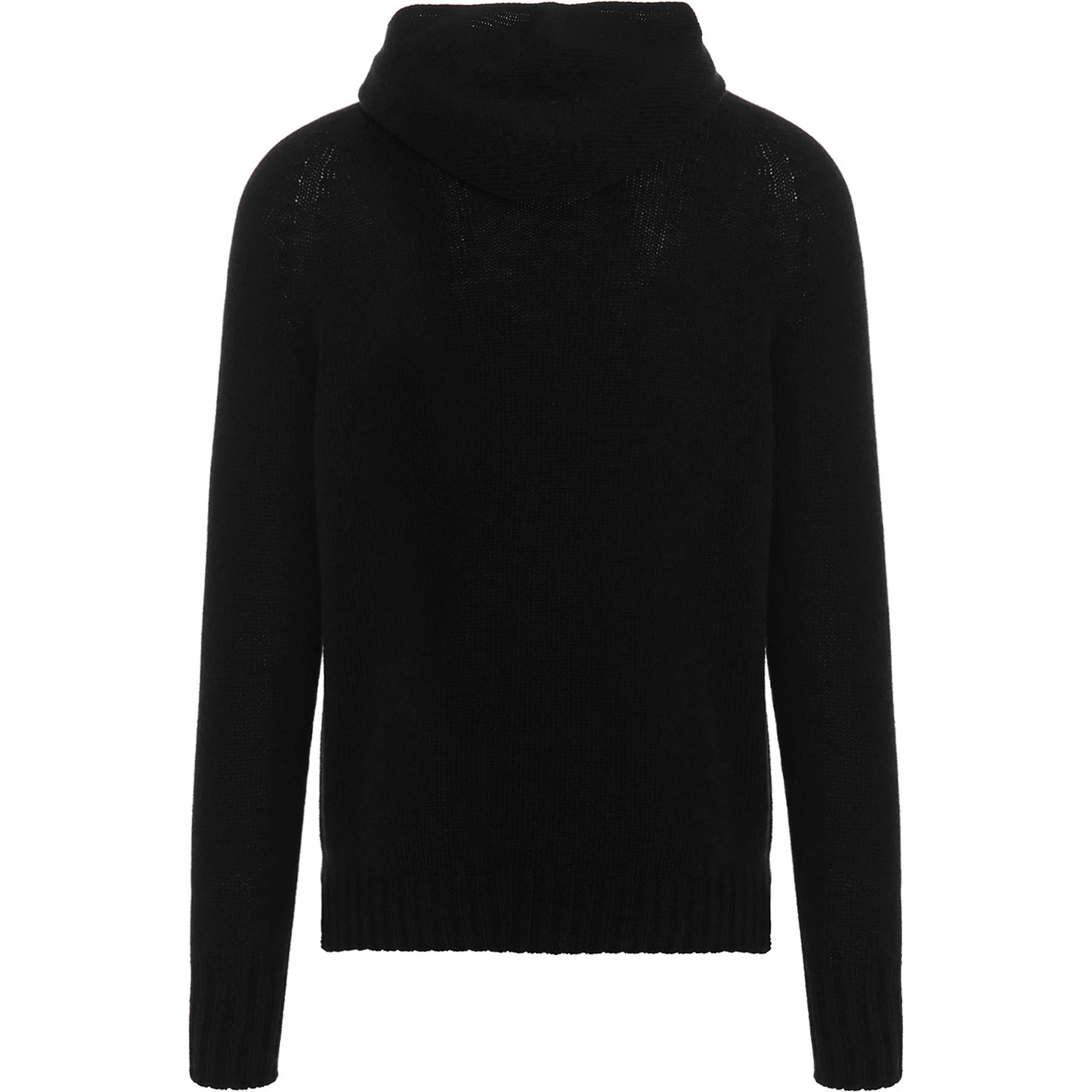 Black Virgin Wool Cardigan