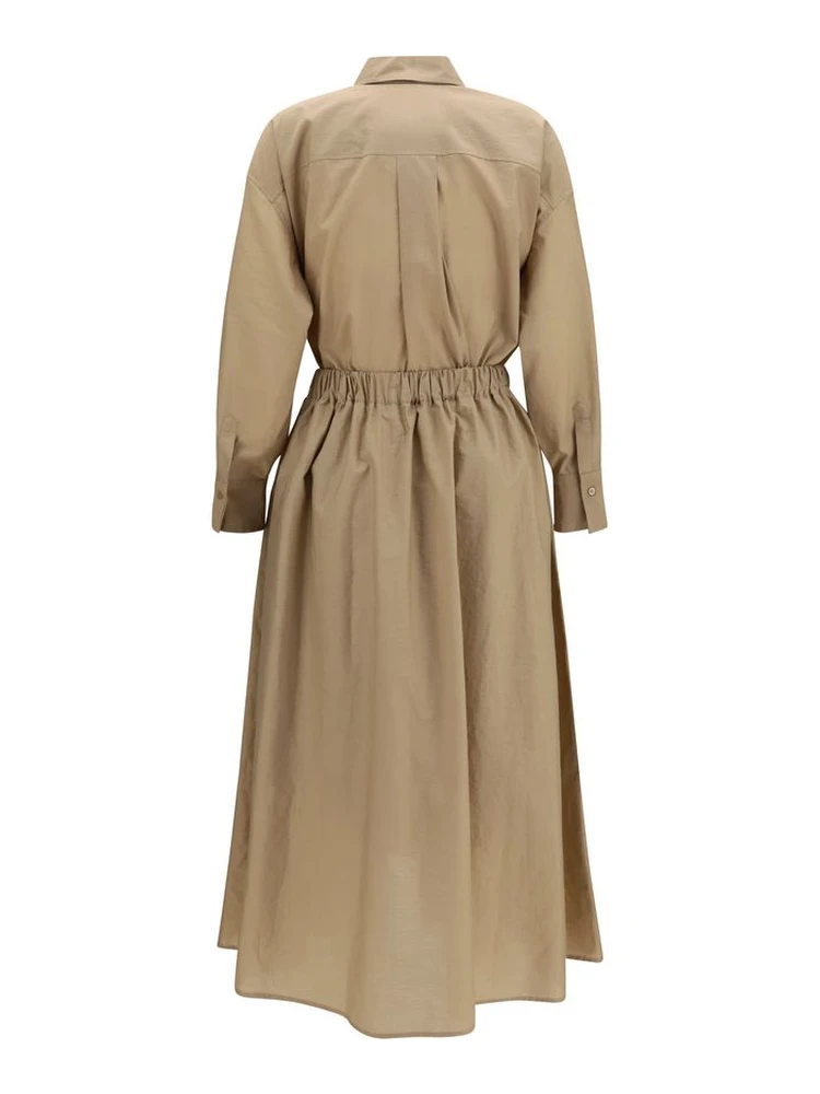 Beige Cotton Casual Dress alternative