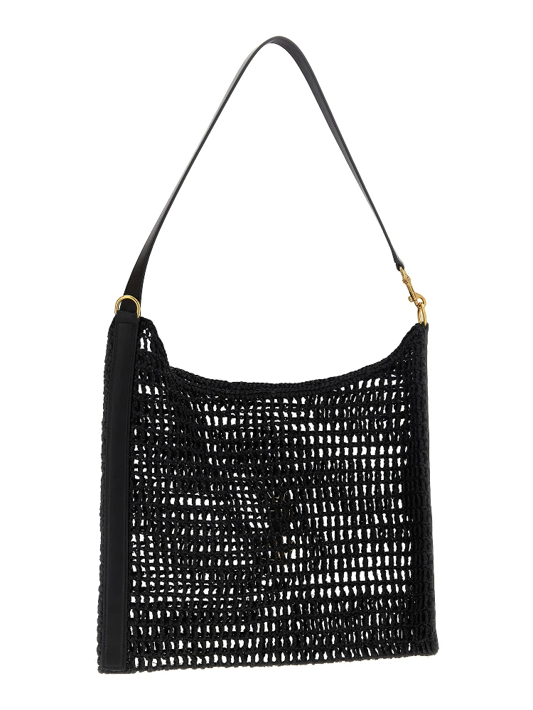 Black Raffia Shoulder Bag alternative