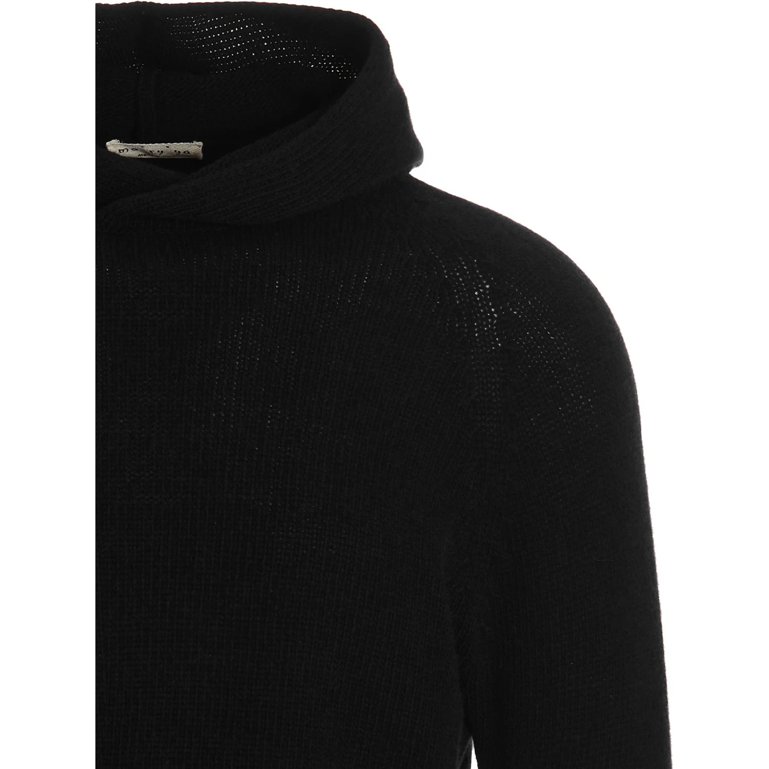 Black Virgin Wool Cardigan