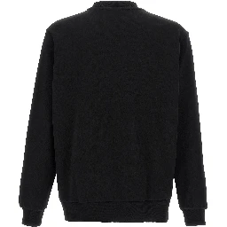 Black Cotton Sweatshirt
