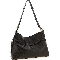 Brown Calfskin Shoulder Bag