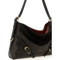 Brown Calfskin Shoulder Bag