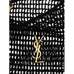 Black Raffia Shoulder Bag