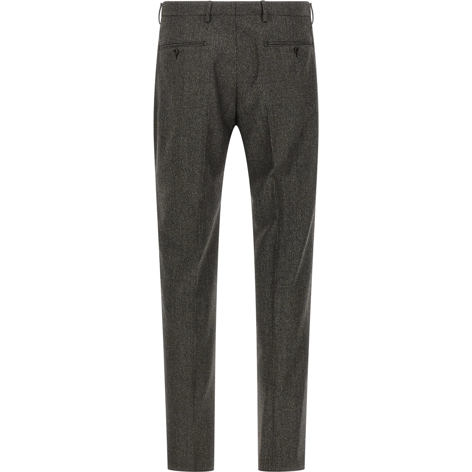 Brown Virgin Wool Two-Piece Suit