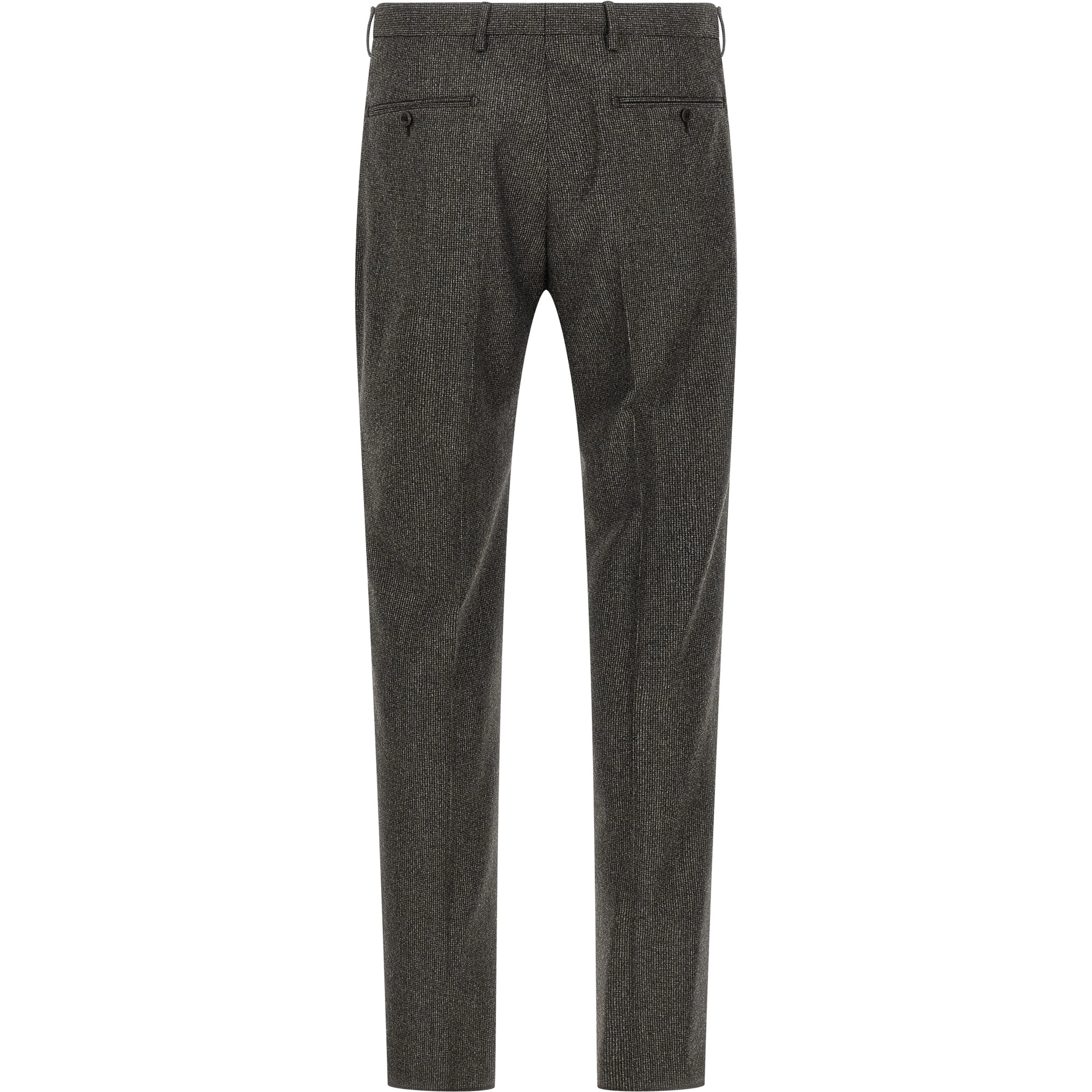 Brown Virgin Wool Two-Piece Suit