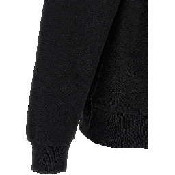 Black Cotton Sweatshirt