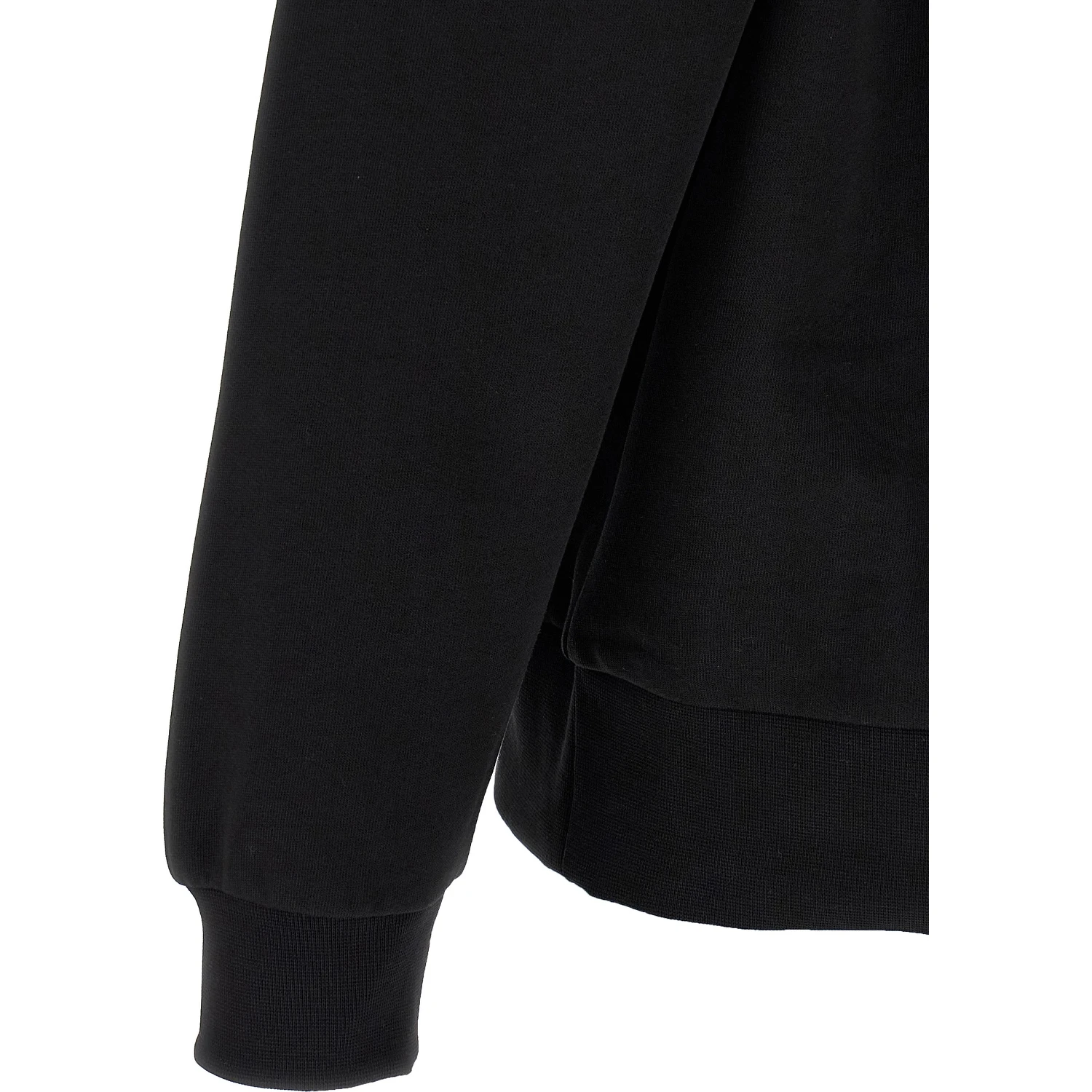Black Cotton Sweatshirt