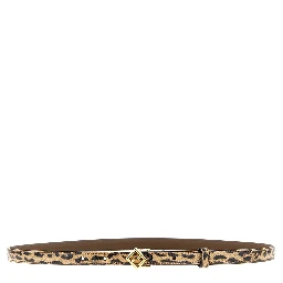 Multicolor Velvet Leather Regular Belt