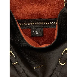 Brown Calfskin Shoulder Bag