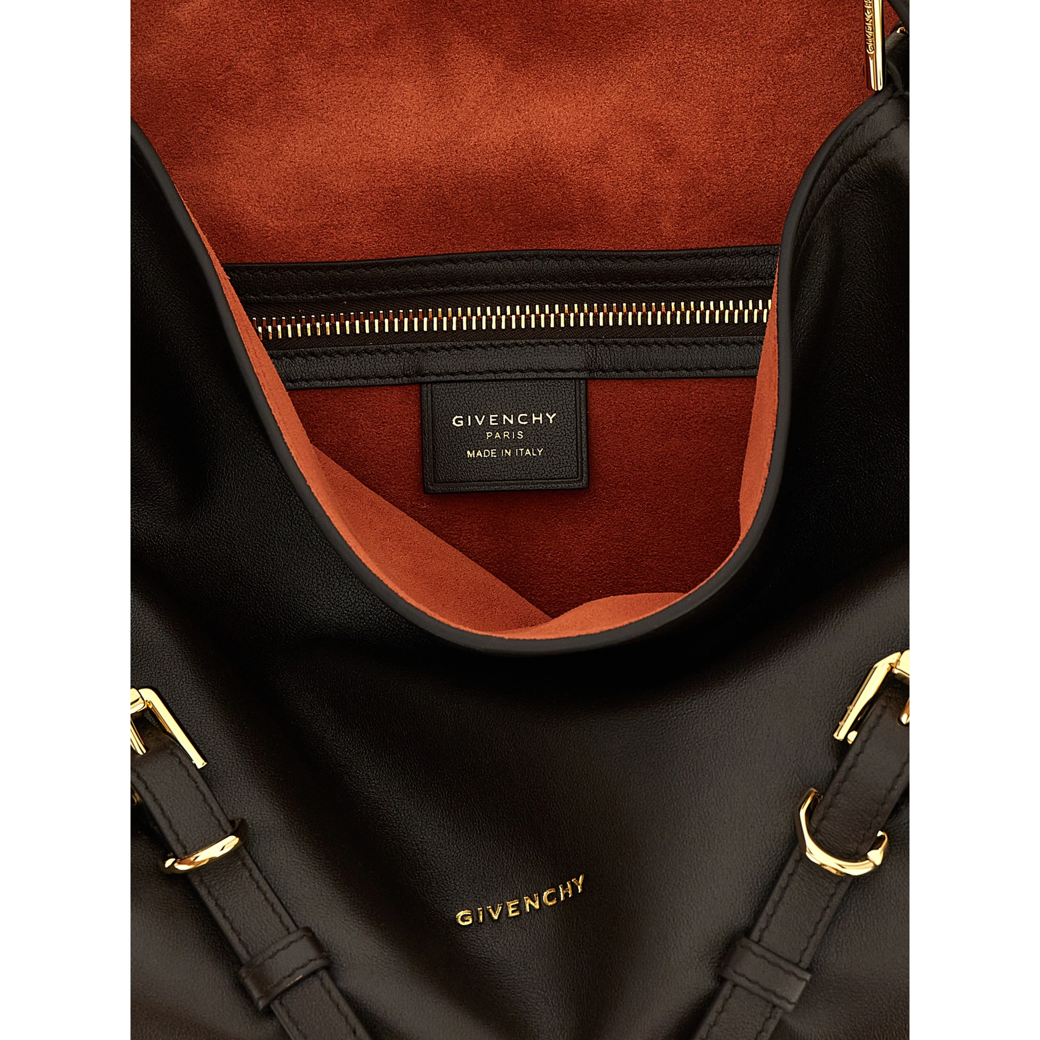 Brown Calfskin Shoulder Bag