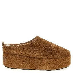 Brown Calfskin Mules