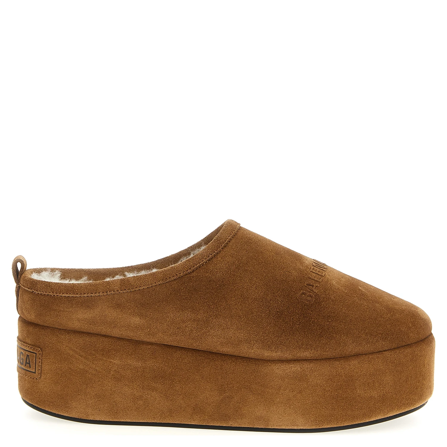 Brown Calfskin Mules