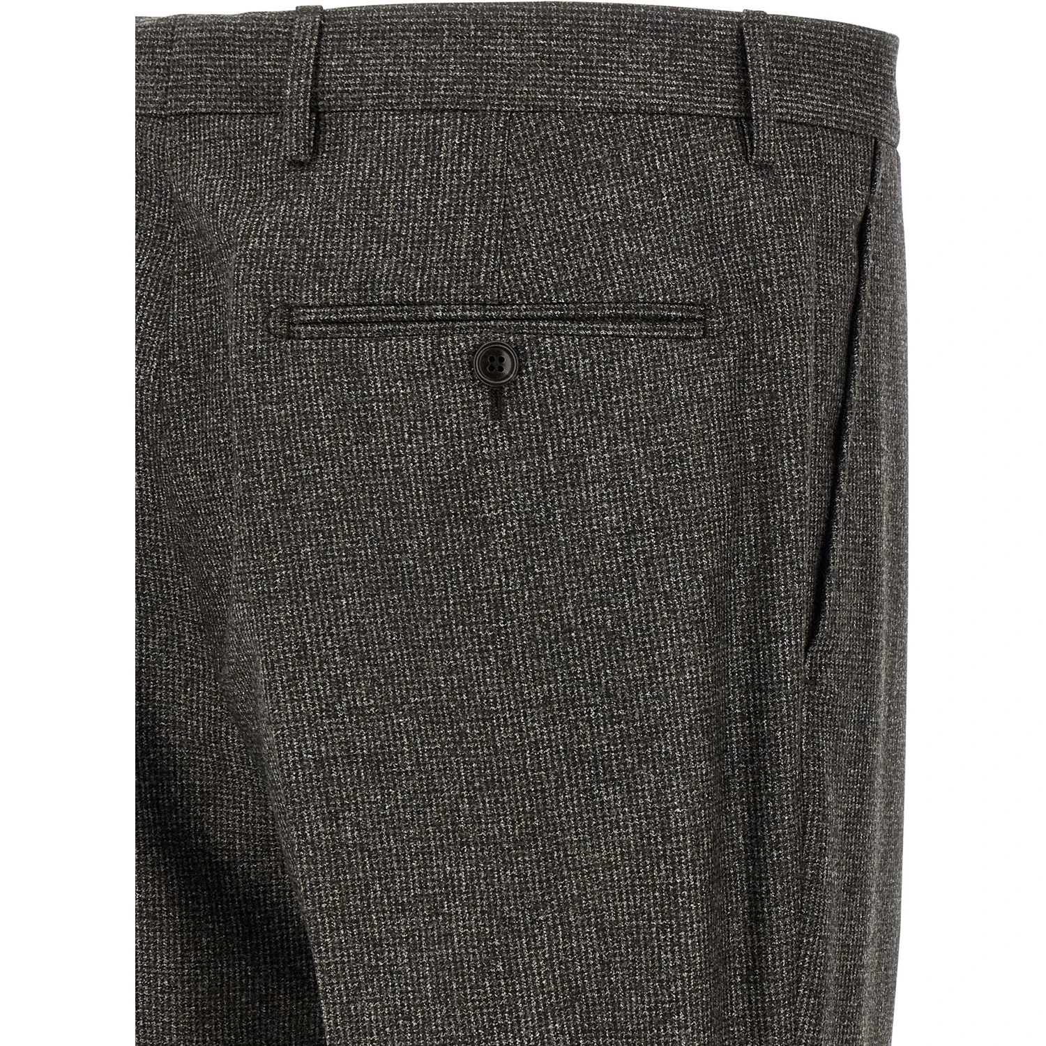 Brown Virgin Wool Two-Piece Suit