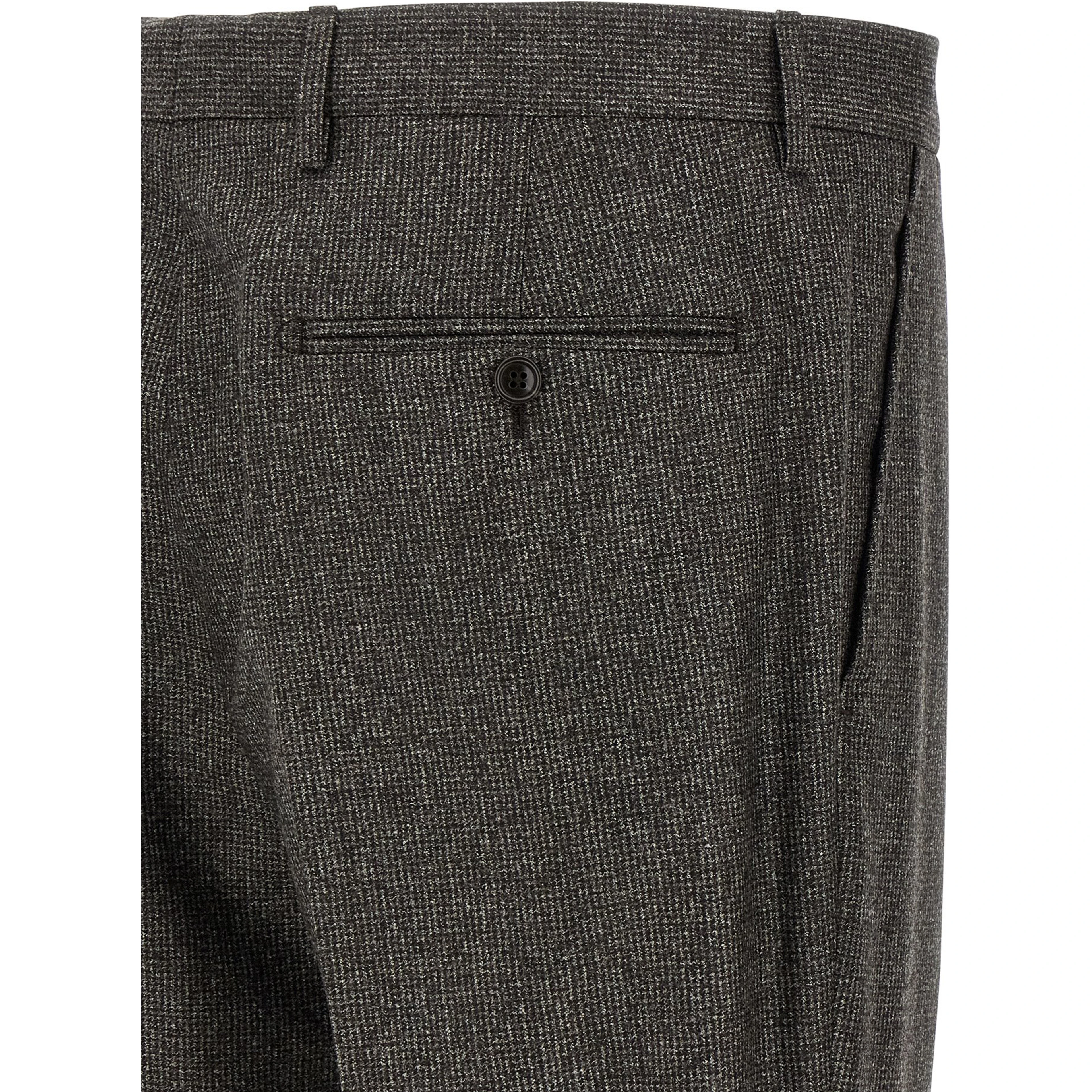 Brown Virgin Wool Two-Piece Suit