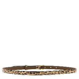 Multicolor Velvet Leather Regular Belt