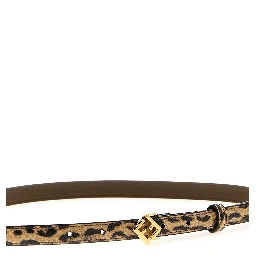 Multicolor Velvet Leather Regular Belt