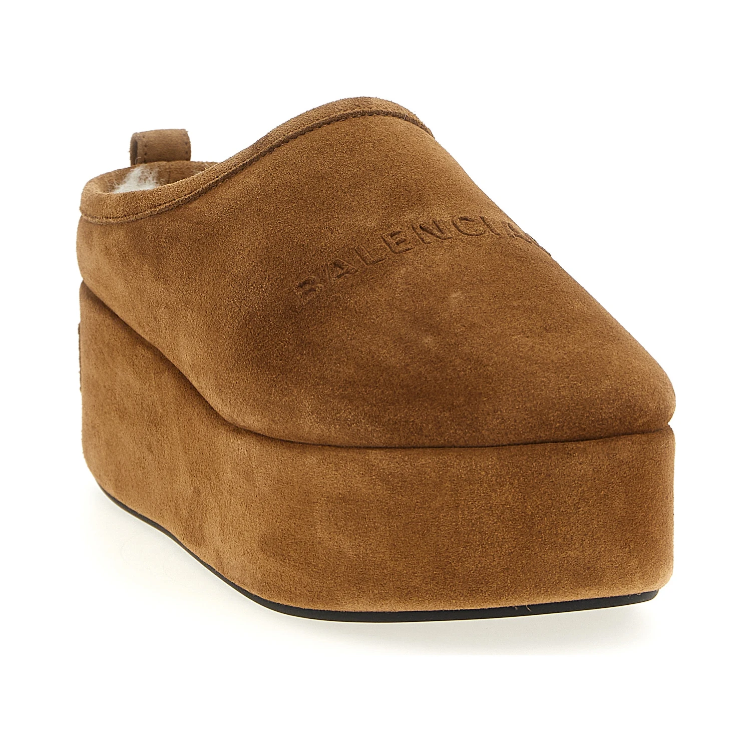 Brown Calfskin Mules