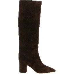 Brown Calfskin Over The Knee