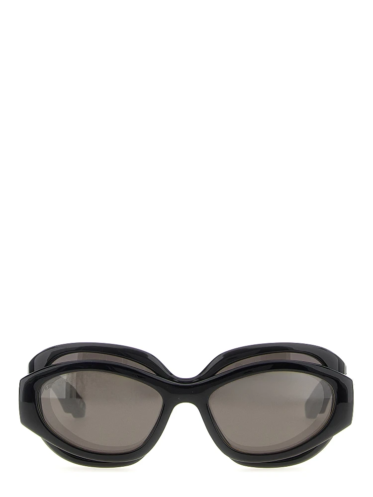 Black Polyamide Sunglasses