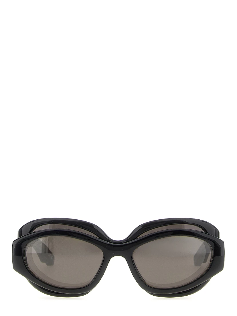 Black Polyamide Sunglasses