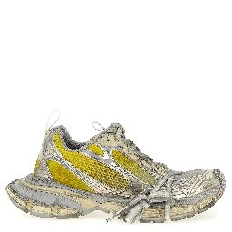 Bicolor Polyethylene Athletic Sneakers