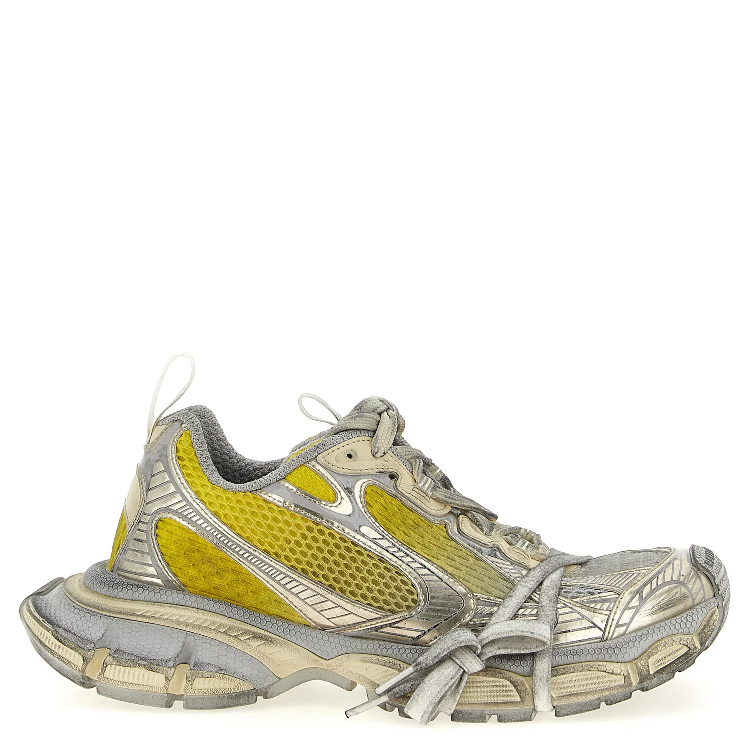 Bicolor Polyethylene Athletic Sneakers