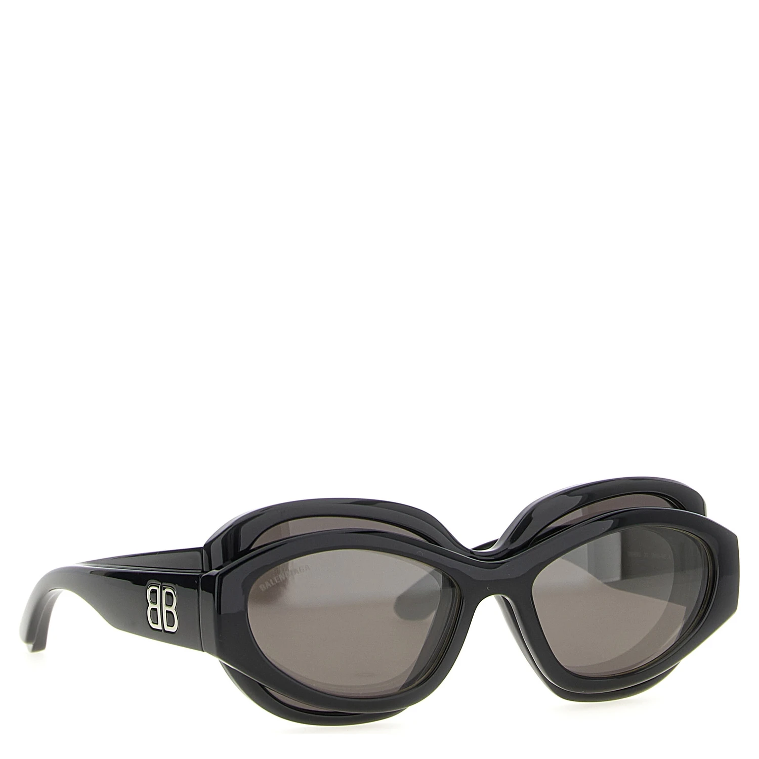 Black Polyamide Sunglasses
